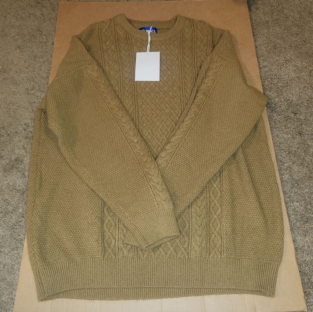 Aelfric Eden Solid Color Crew Neck Sweater